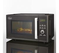 Quest 35879 23 Litre Classic Microwave / 800W Power / 60 Minute Manual Dial Timer / 5 Power Levels & Defrost Setting / Black Colour