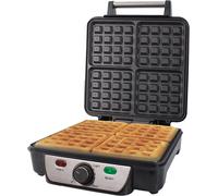 Quest 35940 Four Slice Deep Fill Waffle Maker/Non-Stick Hot Plates/Adjustable T