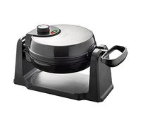 Quest 35969 Rotating Belgian Waffle Maker/Non Stick Waffle Machine/Temperature Control / 180° Rotation/Cooks up to 4 Round Waffles / 1000W
