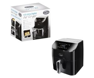 Quest 4.5L Digital Air Fryer Digital Touch Cooking Panel Temperature Set - 33869