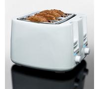 Quest 4 Slice Toaster With Wide Slots - White