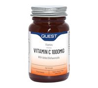 Quest - 60x 1000mg Vitamin C with Citrus Bioflavonoids Complex Timed Release. High Strength Supports Immune System, Collagen Formation, Heart Health & Cell Protection. Vegan & Gluten Free