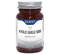 Quest - 60x Kyolic Garlic Tablets. High Strength 1000mg Odourless Aged Garlic Extract for Heart, Immune, Digestive & Cognitive Health. Daily Dietary Supplement. Vegan & Gluten-Free (Pack of 2)