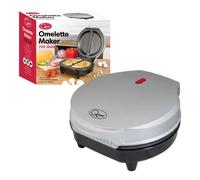 Dual Omelette Maker Electric - Easy Clean Non-Stick Cooking Plate - Makes Healthy Omelettes, Scrambled & Fried Eggs - Featuring Ready Indicator Light & Cool Touch Handle
