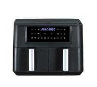 Quest 9 Litre Dual Basket Air Fryer / LED Touch Controls with 8 Cooking Presets