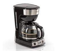 Quest 900W Filter Coffee Machine, 1.5L 12-Cup Drip Coffee Maker | Digital LCD Display, 24-Hour Programmable Timer, 40Minute Keep Warm Function, Reusable Nylon Filter, Glass Carafe & Anti-Drip