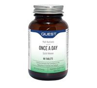 Quest - Once A Day Multivitamins and Minerals Supplements. Daily Vitamins for Men & Women to Support and Boost Overall Well Being. Vitamins C, D, B, Iron, Magnesium, Zinc and More (90 Tablets)