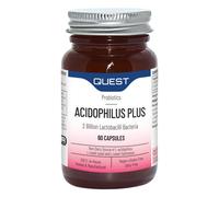 Quest Acidophilus Plus Probiotic Capsules 2 Billion CFU for Immune & Digestive Support. Helps Restore Gut Friendly Bacteria & Regulate Immune Responses. Vegan & Gluten Free (60 Capsules)