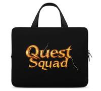 Quest And Squad Funny Laptop Sleeve Case with Carry Handle Waterproof Protective Computer Cover 10-17 Inch