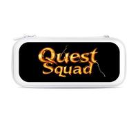 Quest and Squad Printed Switch Carrying Case with 15 Game Cards Slots Portable Storage Cases Gaming Travel Accessories