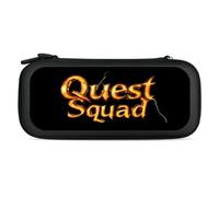 Quest and Squad Printed Switch Carrying Case with 15 Game Cards Slots Portable Storage Cases Gaming Travel Accessories
