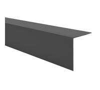 Quest Angle Profile PVC 40 x 40 mm Self-Adhesive - Dark Grey, 100 cm