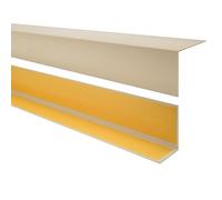 Quest Angle Trim 15 x 15 mm Self-Adhesive PVC - Beige, 100 cm | Edge guard, 15 x 15 mm, no-drill self-adhesive fitting, protects furniture, shelves & cabinets, indoor use