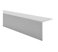 Quest Angle Trim 15 x 15 mm Self-Adhesive PVC - Grey, 100 cm | Edge guard, 15 x 15 mm, no-drill self-adhesive fitting, protects furniture, shelves & cabinets, indoor use