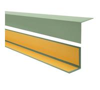 Quest Angle Trim 15 x 15 mm Self-Adhesive PVC - Light Green, 100 cm | Edge guard, 15 x 15 mm, no-drill self-adhesive fitting, protects furniture, shelves & cabinets, indoor use