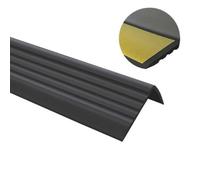 Quest Anti Slip Stair Nosing Flexible Self-Adhesive 40X25mm 735-Nd - Black, 1.2M