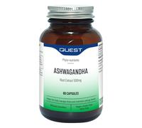 Quest - Ashwagandha Root Extract Capsules 500mg High Strength Ashwagandha Natural Herb Supplement Energy Boost for Anxiety, Stress Relief, Sleep, Focus & Memory. Vegan & Gluten-Free (60 Capsules)