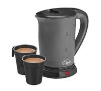 Quest 600W Travel Kettle with 2 Cups Black