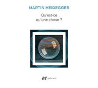 Qu'est-ce qu'une chose ? (Tel)