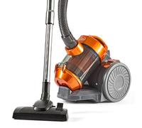 QUEST 44889 Cylinder Bagless Vacuum Cleaner - Orange & Grey, Silver/Grey,Orange