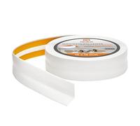 Quest Corner Trim PVC 15 x 15 mm Self-Adhesive - White, 10 m | Edge guard, 0.59x0.59 inches, self-adhesive, UV & chemical-resistant, seals wall & floor gaps, kitchens & bathrooms