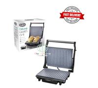 Quest Deluxe Health Grill Non Stick Sandwich Panini Press Meat Burger Griddle
