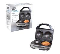 Quest 35970 Double Deep Fill Pie Maker/Features Built-In Crimping Edge & Separate Pastry Cutter/Makes Pies 9cm Diameter/Non-Stick Plates / 700W