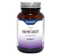 Quest Enzyme Digest with Peppermint Oil 180 Tablets. Potent Blend for Enhanced Nutrient Absorption & Comfort! (2 Pack x 180 Tablets)
