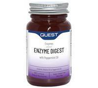 Quest Enzyme Digest with Peppermint Oil 180 Tablets. Potent Blend for Enhanced Nutrient Absorption & Comfort! (2 Pack x 180 Tablets)