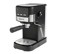 Quest Espresso Coffee Machine / 15 Bar Pressure / 2 Cups Included / 1.2L Water Tank/Dual Stainless Steel Filter/Compatible with Ground Beans / 1100W
