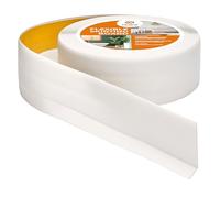 Quest Flexible Skirting Board Self Adhesive - 50 mm x 20 mm (1.97 in x 0.79 in) - PVC Moulding Trim, Baseboard Soft Trim for Floor, Wall, Kitchen, Bathroom, Hallway (White, 10 Meter (32.80 ft))