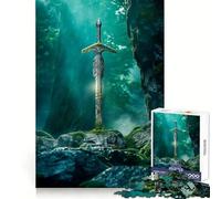 Quest for Excalibur Hard Jigsaw Puzzle for Adults 1000 Pieces Pure Logic Toy Home Activity Clean Cut Lovely Gift (50x75cm)