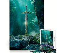 Quest for Excalibur Jigsaw Puzzle for Teenagers 1000 Pieces Mind Game Toy Relaxed Mind Neat Cut (38x26cm)