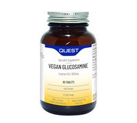 Quest Glucosamine Sulphate K or Joint Support & Health, 1500mg High Strength Vegan Glucosamine Complex Supplements. Great for Senior Health, Elderly, Active Life & Athletes. (60 Capsules)