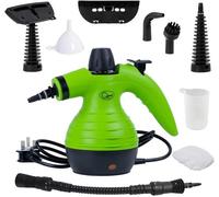 Quest Handheld Steam Cleaners Multi-Purpose Produces Steam Up To 130°C Green