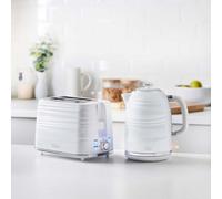 Quest Harmony White Kettle & Toaster Set