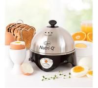 Quest Nutri-Q Egg Cooker & Poacher Stainless Steel | TJ Hughes Silver