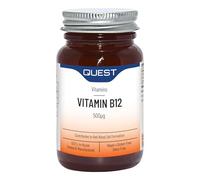 Quest - High Strength Vitamin B12 Supplement 500mcg Tablets for Normal Red Blood Cells Formulation and Energy Metabolism. Reduces Tiredness and Fatigue. Vegan, Gluten-Free (60 Tablets)
