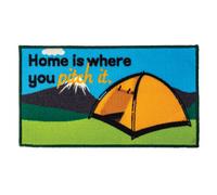 Quest Home Is Where You Pitch It Indoor Door Mat