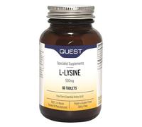 Quest L-Lysine - 60 x 500mg Tablets - Best Before Date is 31st May 2026