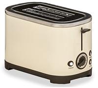 Quest Leisure Products Rocket Low Wattage Stainless Steel 2 Slice Toaster (Cream)