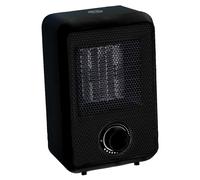 Quest Low Wattage 230v PTC Ceramic Thermostatic Barbuda Super Compact Fan Heater