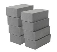 Quest-Mart Grey High Density foam cut to size chair pads foam sheet premium quality replacement cushion to revive your Upholstery furniture (1 in, 14 x 14 in)