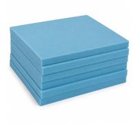 Quest-Mart High Density BLUE Upholstery Foam - Perfect for Chairs, Stool and Sofas Replacement Cushion Thick Padding Supportive and Comfortable (2 inch, 17 x 17 in)