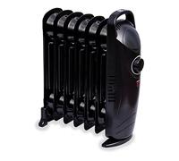 Quest Oil Filled Radiator - Black, Black One Size
