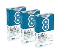 Quest Mega 8 Biotix Probiotic Capsules 30 Billion CFU for Immune & Digestive Support. Helps Restore Gut Friendly Bacteria & Regulate Immune Responses. (30 Capsules x 3 Pack)