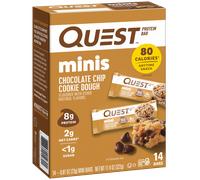 Quest Nutrition Mini Bars, Chocolate Chip Cookie Dough, 14/Box