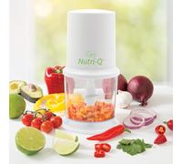 Quest Nutri-Q 34729 Turbo Food Chopper / 2 Speeds + Turbo Boost / 0.5L Bowl/Chops All Kinds of Fruit & Vegetables/BPA Free Dishwasher Safe Parts / 400W
