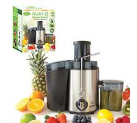 Quest Nutri-Q Centrifugal Juicer Machine with Dual Speed & Pulse Function | Extra-Large Feeding Chute, 0.5L Juice Jug & 1.5L Pulp Container, Stainless Steel, BPA-Free & Dishwasher-Safe Parts