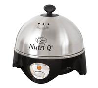 Quest Nutri-Q Egg Cooker & Poacher Stainless Steel | TJ Hughes Silver